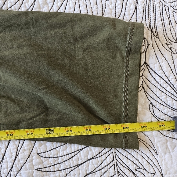 VGUC Athleta Elation Straight Leg Pants Olive Green Small - Picture 13 of 15